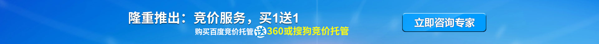 隆重推出：競(jìng)價(jià)服務(wù)，買(mǎi)一送一