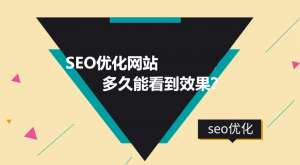 seo優(yōu)化網(wǎng)站多久能看到效果？